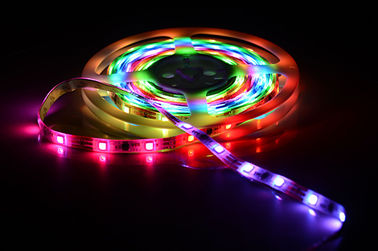 Durable Soft LED Tape Strip Lights 28 LEDs Per Meter For Christmas Event Show