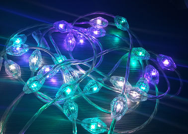 360 Degrees RGB Curtain Lights Wide Viewing Angle LED String Lights Outdoor