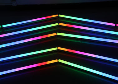 PVC Full Color	RGB Tube Light Fluted Frosted Surface Square LED Neon Tube